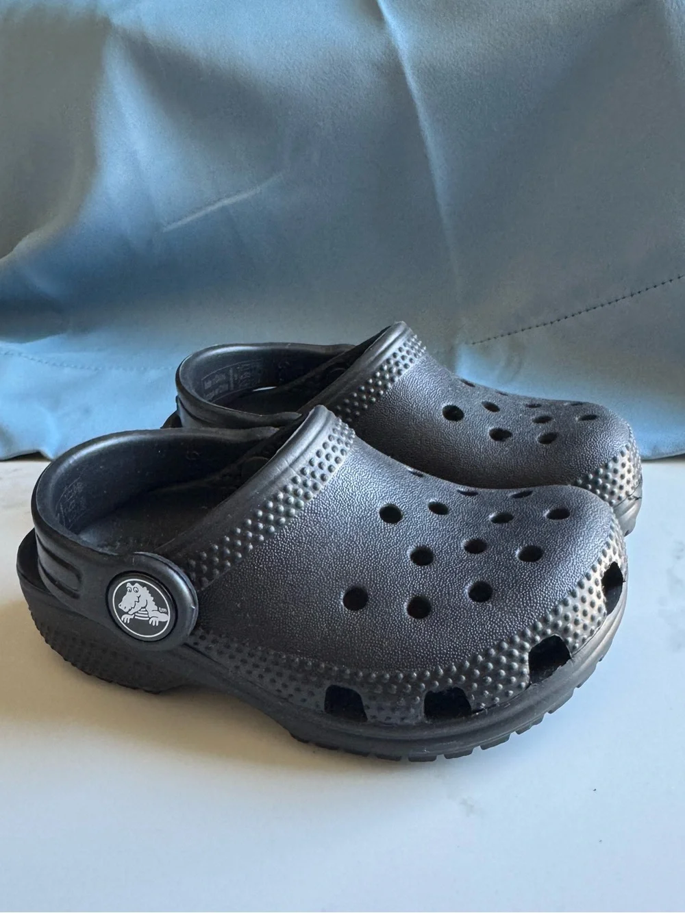 Black Crocs for toddler size C6